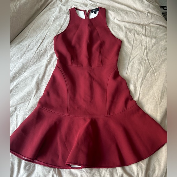 Theory Dresses & Skirts - Theory Felicitina ruffle hem red dress